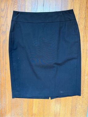 Banana Republic Black Tailored Pencil Skirt